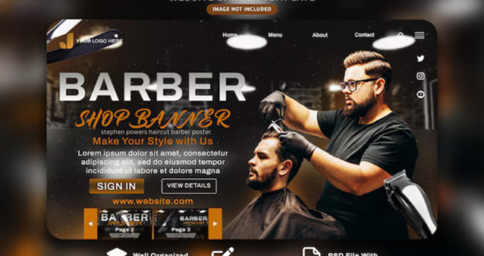 stephen powers haircut barber poster